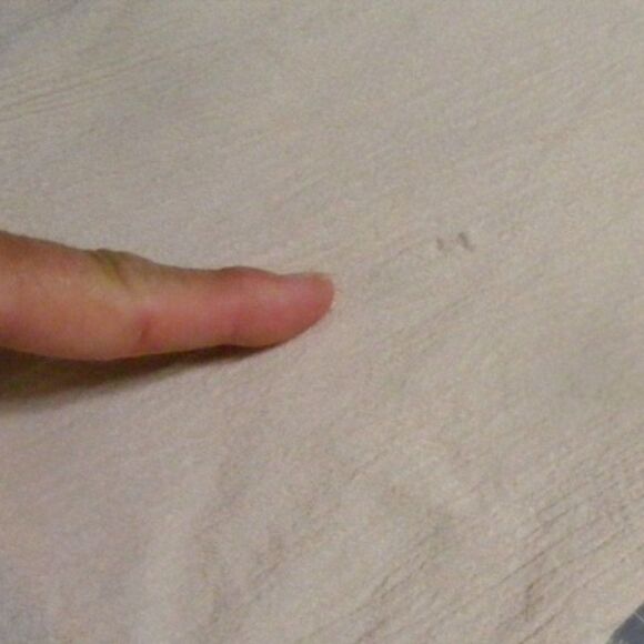 FLYING TOMATO Top, S, Embroidered, Hombre dip dye, Off-white/Red, Short sleeve - Picture 6 of 8